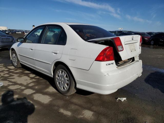 2HGES16544H517295 - 2004 HONDA CIVIC LX WHITE photo 2