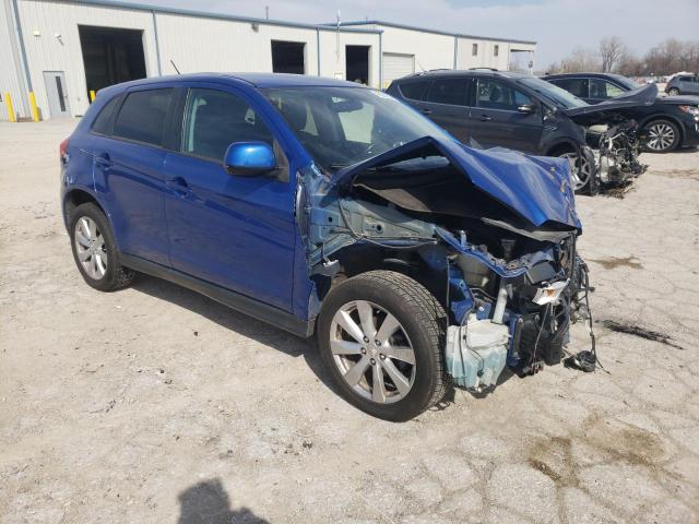 4A4AP3AU0FE006405 - 2015 MITSUBISHI OUTLANDER ES BLUE photo 4