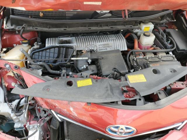 JTDZN3EU6D3208684 - 2013 TOYOTA PRIUS V RED photo 11