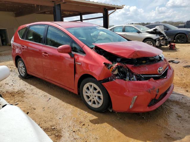 JTDZN3EU6D3208684 - 2013 TOYOTA PRIUS V RED photo 4