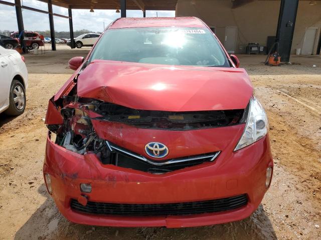 JTDZN3EU6D3208684 - 2013 TOYOTA PRIUS V RED photo 5