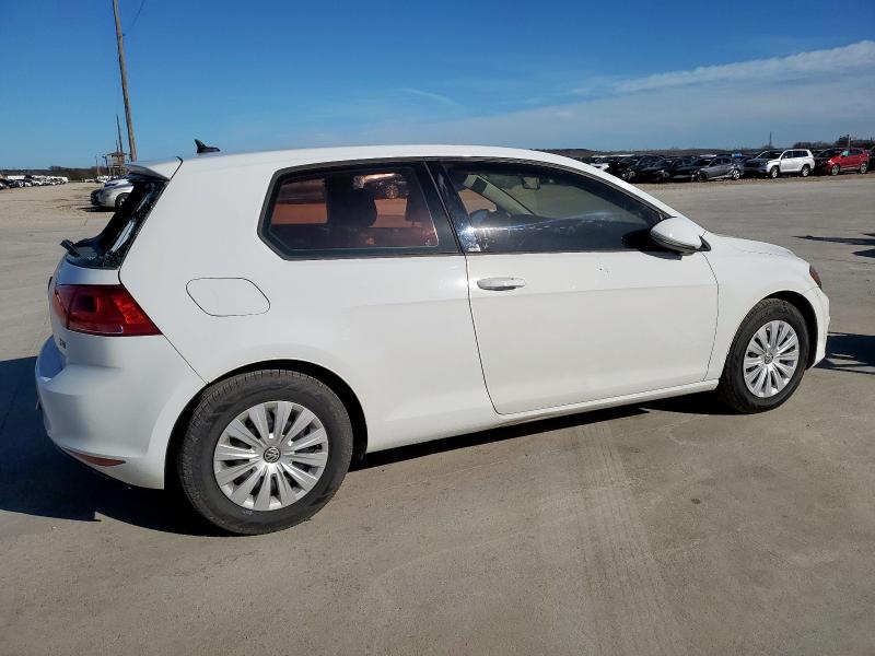 3VW817AU9FM024066 - 2015 VOLKSWAGEN GOLF WHITE photo 3