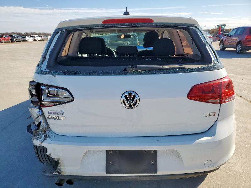 3VW817AU9FM024066 - 2015 VOLKSWAGEN GOLF WHITE photo 6