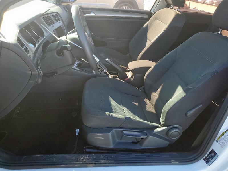 3VW817AU9FM024066 - 2015 VOLKSWAGEN GOLF WHITE photo 7