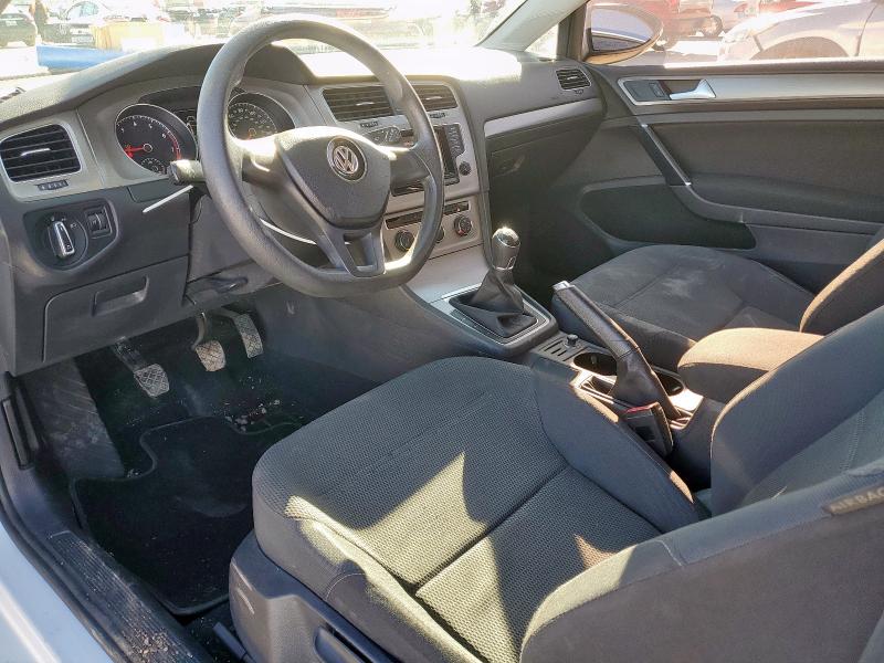 3VW817AU9FM024066 - 2015 VOLKSWAGEN GOLF WHITE photo 8