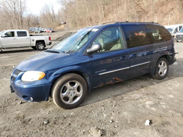 2B4GP54L01R250662 - 2001 DODGE GRAND CARA ES BLUE photo 1