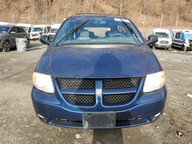 2B4GP54L01R250662 - 2001 DODGE GRAND CARA ES BLUE photo 5