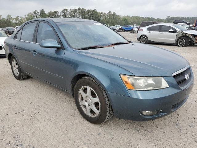 KMHEU46C06A117899 - 2006 HYUNDAI SONATA GLS BLUE photo 4