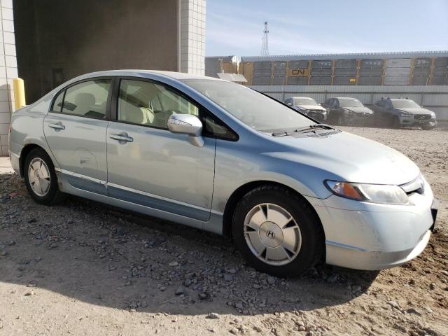 JHMFA36296S018770 - 2006 HONDA CIVIC HYBRID BLUE photo 4