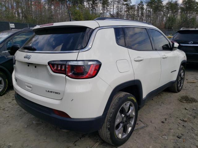 3C4NJDCB3LT185336 - 2020 JEEP COMPASS LIMITED WHITE photo 3