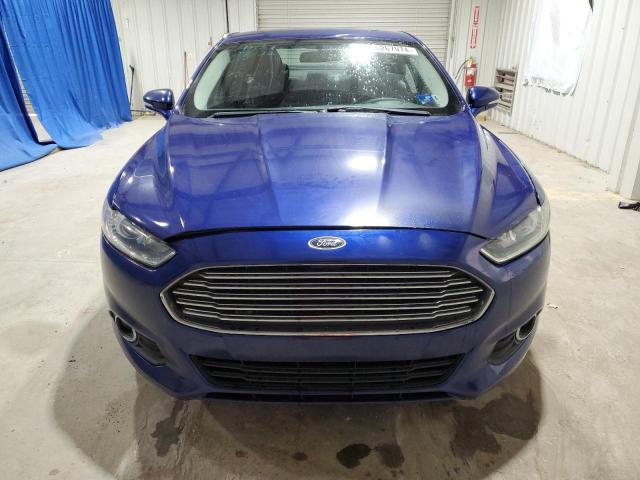 3FA6P0H72DR377402 - 2013 FORD FUSION SE BLUE photo 5