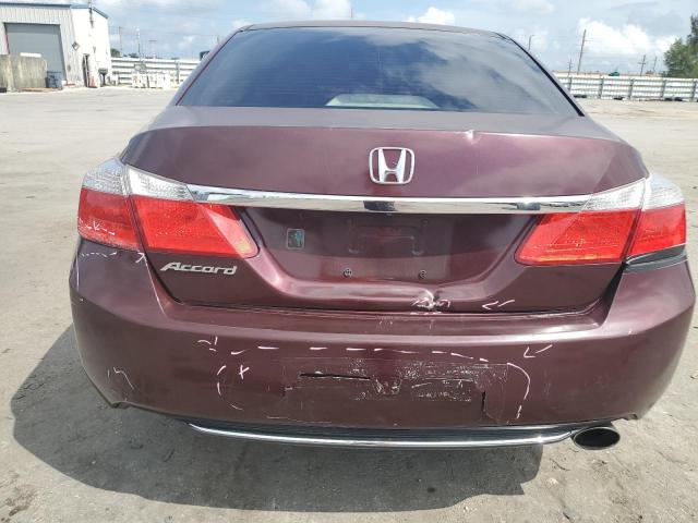 1HGCR2F34FA209875 - 2015 HONDA ACCORD LX RED photo 6