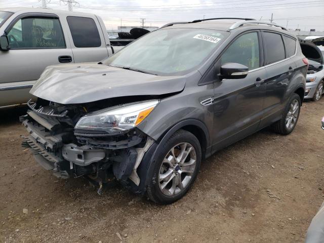 1FMCU9J91FUC77126 - 2015 FORD ESCAPE TITANIUM GRAY photo 1