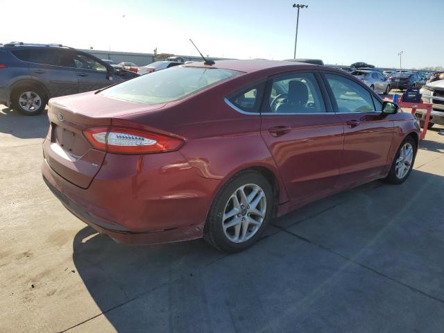 1FA6P0H78E5393091 - 2014 FORD FUSION SE BURGUNDY photo 3