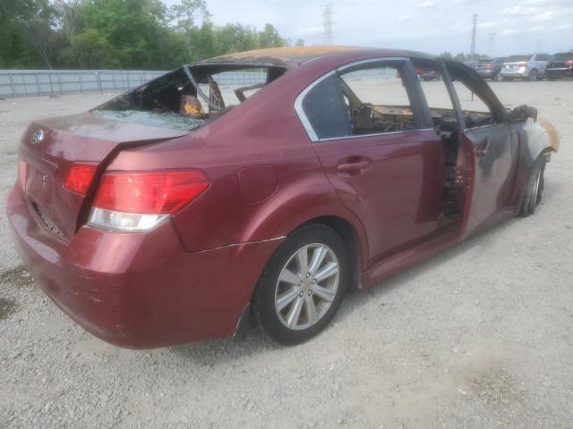 4S3BMCC67B3221756 - 2011 SUBARU LEGACY 2.5I PREMIUM BURGUNDY photo 3