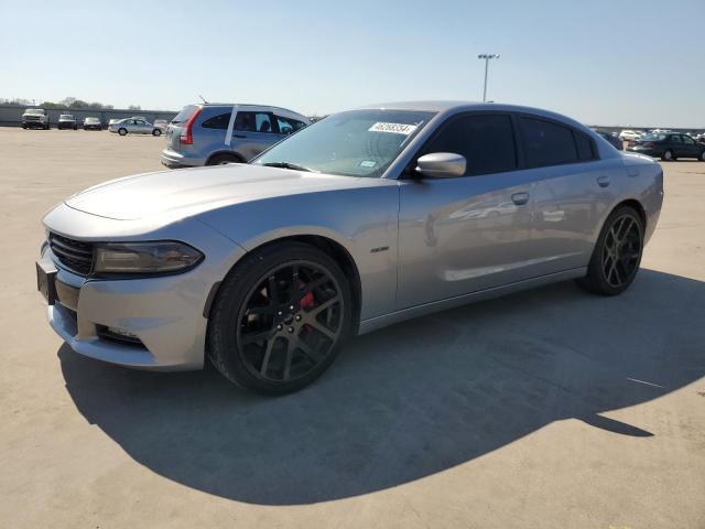 2C3CDXCT1GH210455 - 2016 DODGE CHARGER R/T GRAY photo 1