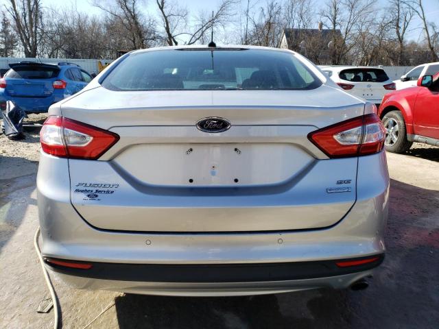 3FA6P0HR2DR269704 - 2013 FORD FUSION SE SILVER photo 6