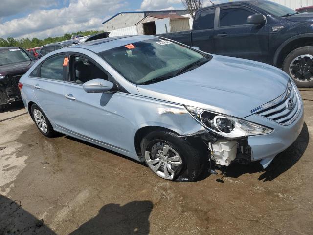 5NPEB4AC7BH037326 - 2011 HYUNDAI SONATA GLS BLUE photo 4