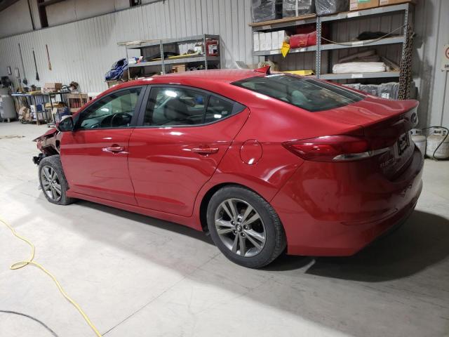 5NPD84LF2HH025479 - 2017 HYUNDAI ELANTRA SE RED photo 2