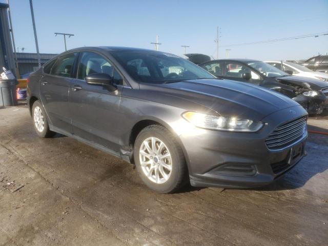 3FA6P0G72GR276317 - 2016 FORD FUSION S GRAY photo 4