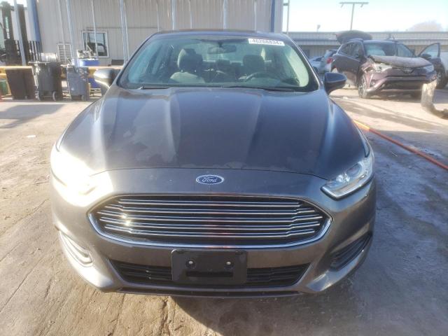 3FA6P0G72GR276317 - 2016 FORD FUSION S GRAY photo 5