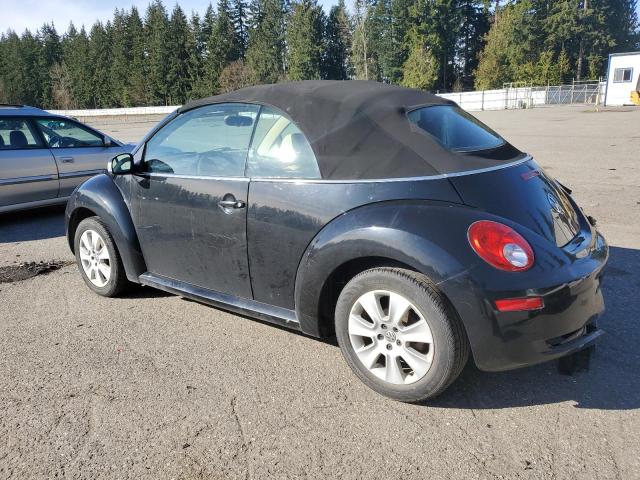 3VWPF31Y58M411841 - 2008 VOLKSWAGEN NEW BEETLE CONVERTIBLE S BLACK photo 2