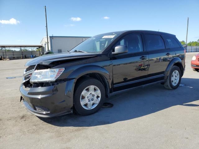 3C4PDCAB6CT300069 - 2012 DODGE JOURNEY SE BLACK photo 1