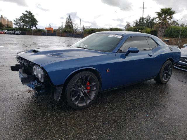 2C3CDZFJ4LH235852 - 2020 DODGE CHALLENGER R/T SCAT PACK BLUE photo 1