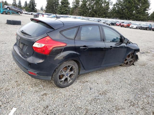 1FADP3K22EL287477 - 2014 FORD FOCUS SE BLACK photo 3