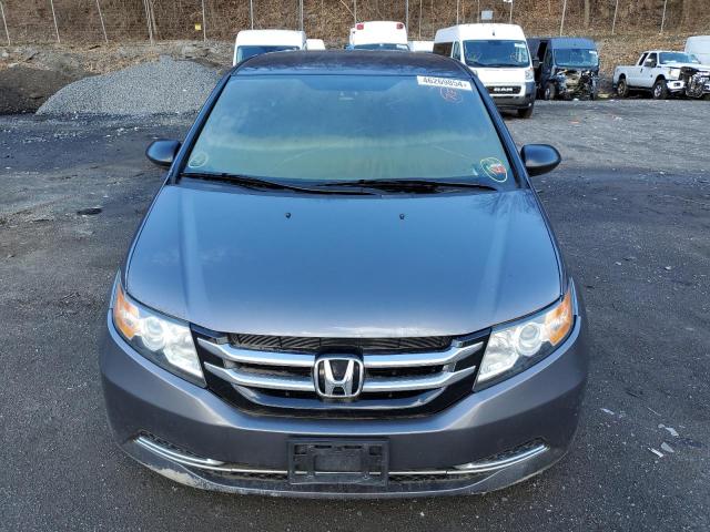 5FNRL5H20EB022462 - 2014 HONDA ODYSSEY LX GRAY photo 5