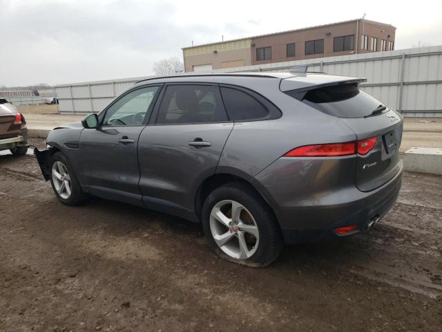 SADCJ2FN1JA243566 - 2018 JAGUAR F-PACE PREMIUM GRAY photo 2