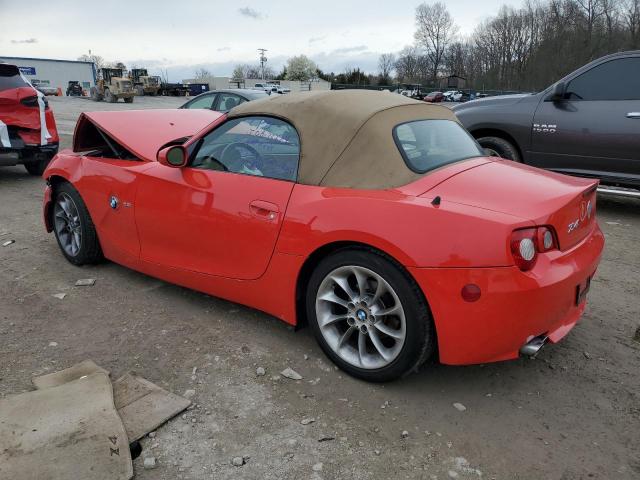 4USBT33555LS58491 - 2005 BMW Z4 2.5 RED photo 2