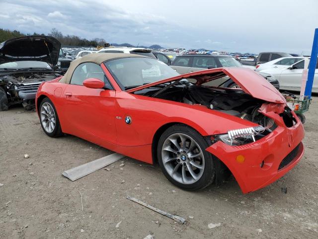 4USBT33555LS58491 - 2005 BMW Z4 2.5 RED photo 4