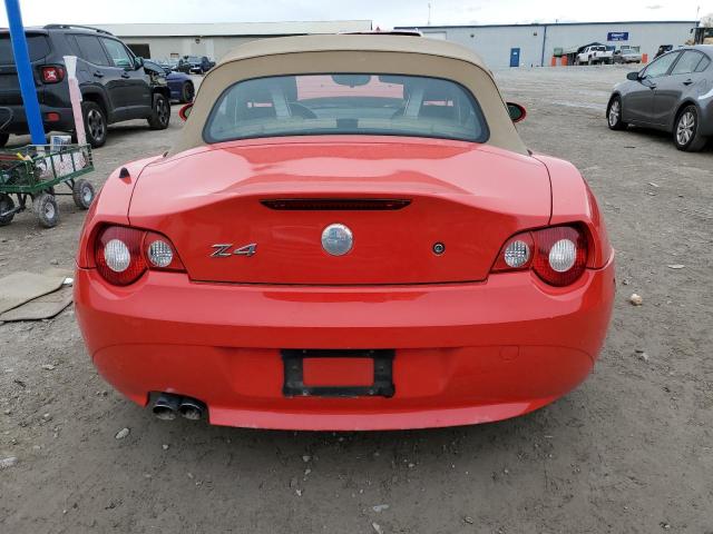 4USBT33555LS58491 - 2005 BMW Z4 2.5 RED photo 6