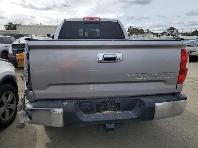 5TFRY5F13GX204726 - 2016 TOYOTA TUNDRA DOUBLE CAB SR/SR5 SILVER photo 6