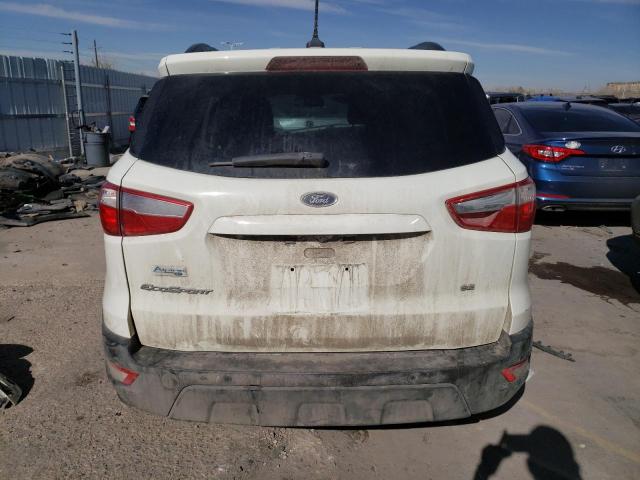 MAJ3S2GE0MC445403 - 2021 FORD ECOSPORT SE WHITE photo 6