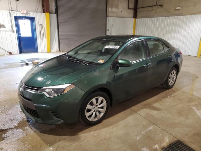 2T1BURHE2FC479313 - 2015 TOYOTA COROLLA L GREEN photo 1