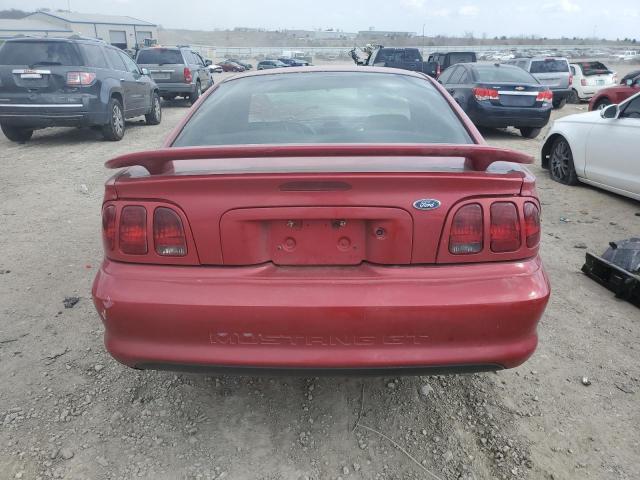 1FALP42X9TF233649 - 1996 FORD MUSTANG GT RED photo 6