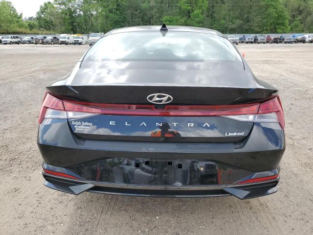 KMHLP4AG2PU383921 - 2023 HYUNDAI ELANTRA LIMITED BLACK photo 6