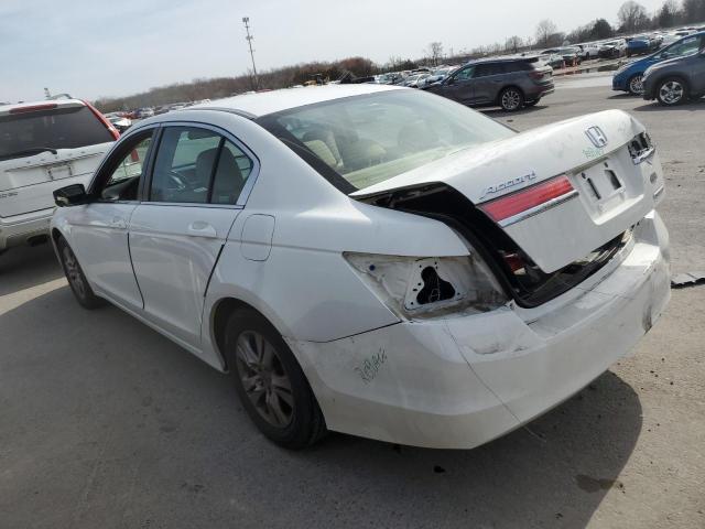 1HGCP2F6XBA142600 - 2011 HONDA ACCORD SE WHITE photo 2