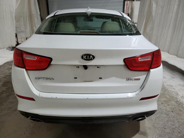 5XXGN4A76EG308332 - 2014 KIA OPTIMA EX WHITE photo 6