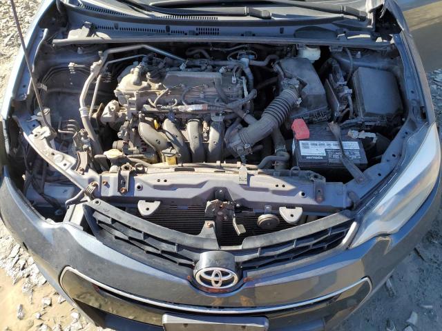 2T1BURHE8EC208173 - 2014 TOYOTA COROLLA L GRAY photo 11