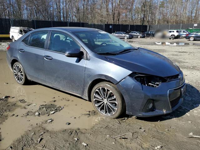 2T1BURHE8EC208173 - 2014 TOYOTA COROLLA L GRAY photo 4