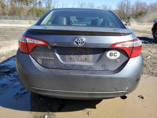 2T1BURHE8EC208173 - 2014 TOYOTA COROLLA L GRAY photo 6