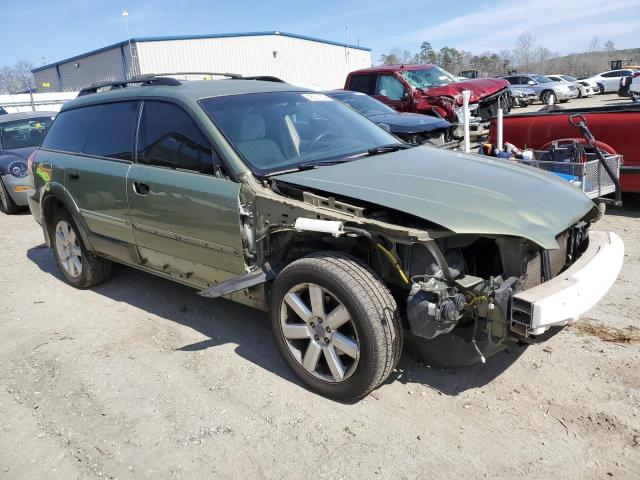 4S4BP61C767316734 - 2006 SUBARU LEGACY OUTBACK 2.5I GREEN photo 4