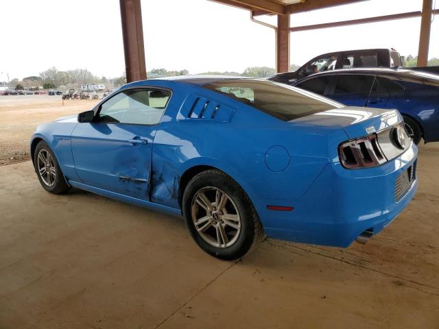 1ZVBP8AM6E5206726 - 2014 FORD MUSTANG BLUE photo 2