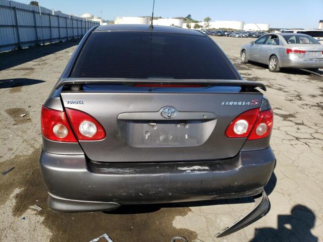 1NXBR32E86Z756617 - 2006 TOYOTA COROLLA CE GRAY photo 6