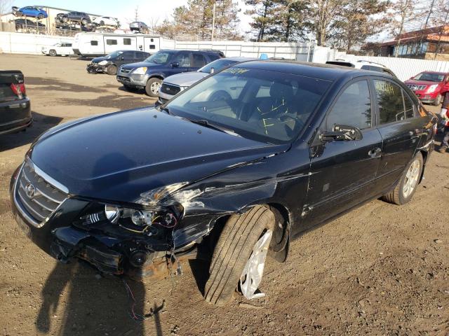 5NPET46C29H569213 - 2009 HYUNDAI SONATA GLS BLACK photo 1