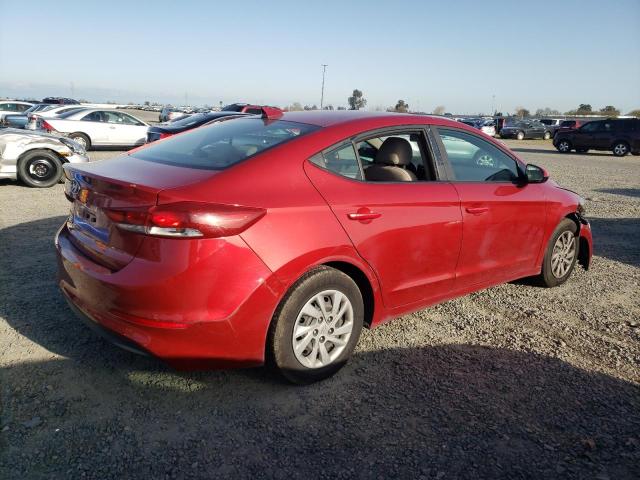 KMHD74LF8HU337357 - 2017 HYUNDAI ELANTRA SE RED photo 3