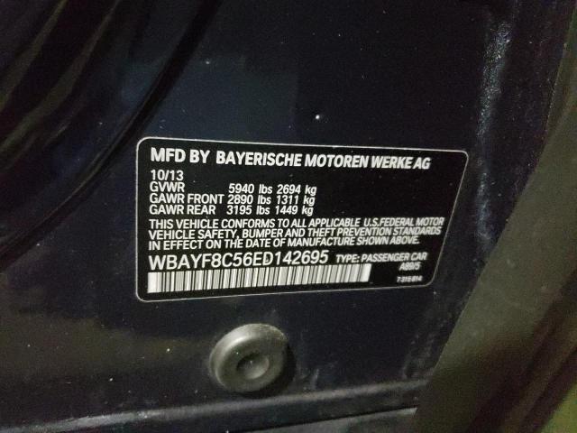 WBAYF8C56ED142695 - 2014 BMW 750 LXI BLUE photo 12